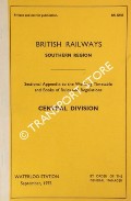 Sectional Appendix to the Working Timetable and Books of Rules and Regulations - Central Division - September 1975 by British Railways Southern Region